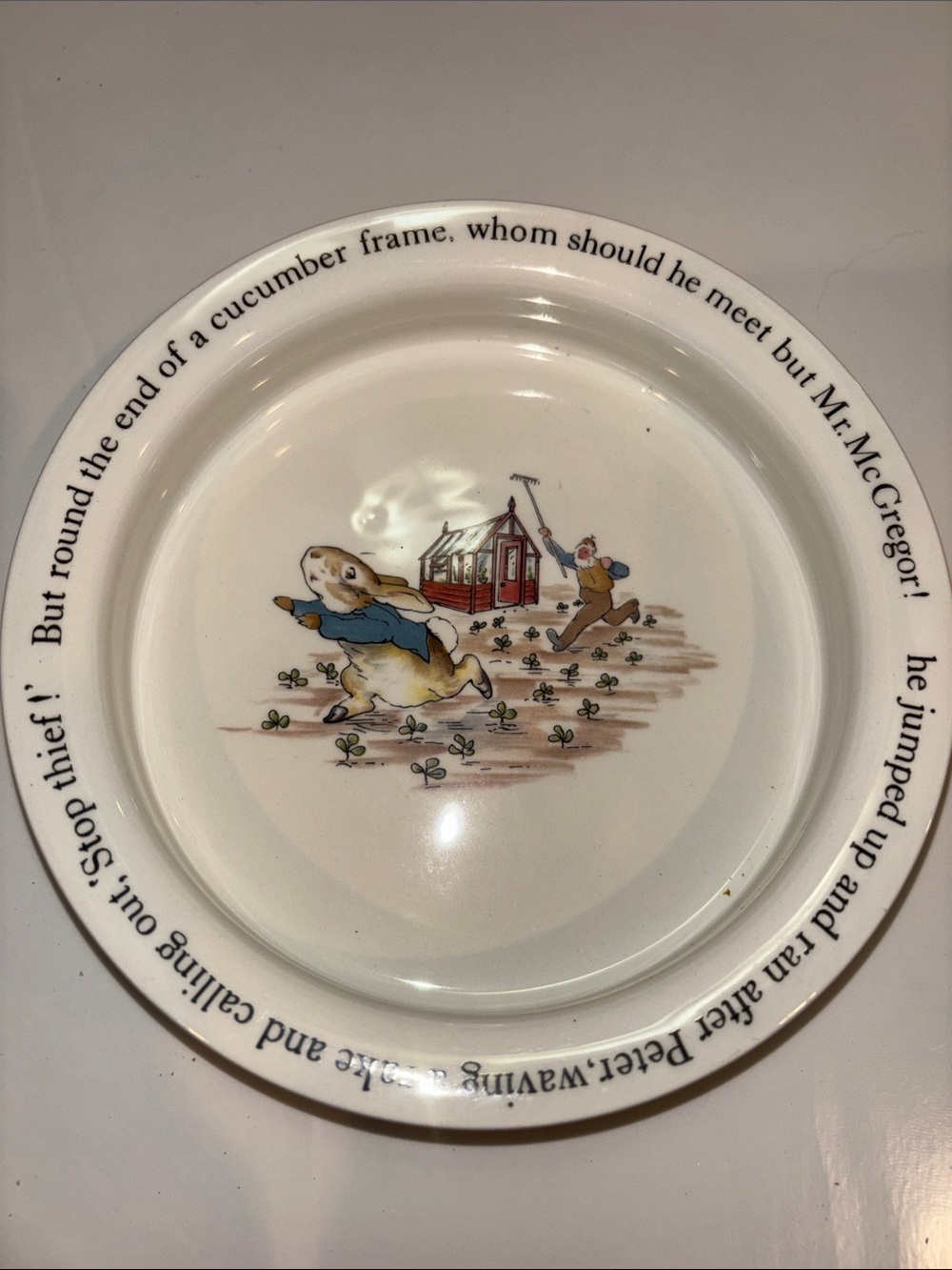 Peter Rabbit Wedgewood Made in England Ceramic Bowl